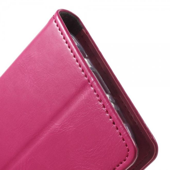 Goospery - Samsung Galaxy S7 Edge Hülle - Handy Bookcover - Bluemoon Flip Series - pink