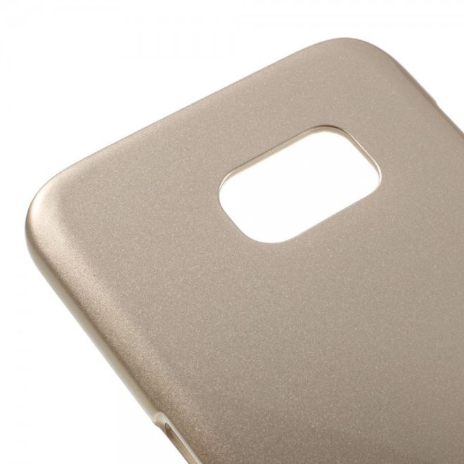Goospery - Samsung Galaxy S7 Edge Handy Hülle - TPU Soft Case - Pearl Jelly Series - gold