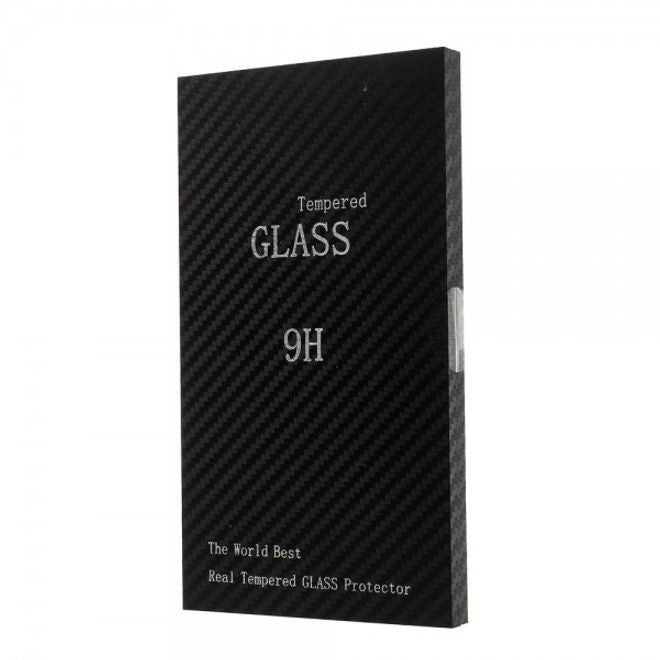 Samsung Galaxy S7 Edge Schutzfolie aus gehärtetem Glas (mit abgerundeten Ecken) - silber