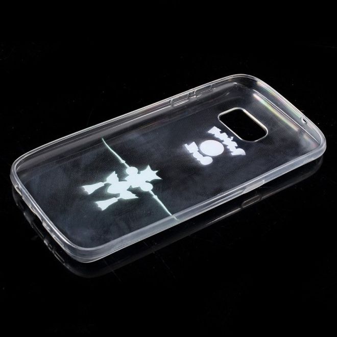 Samsung Galaxy S7 Elastische, dünne Plastik Cover Gummihülle mit Pokemon Sichlor