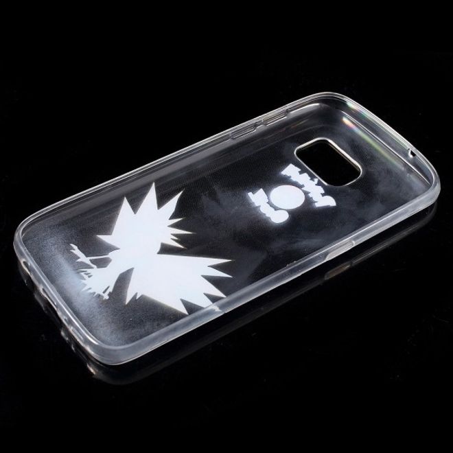 Samsung Galaxy S7 Elastische, dünne Plastik Cover Gummihülle mit Pokemon Zapdos