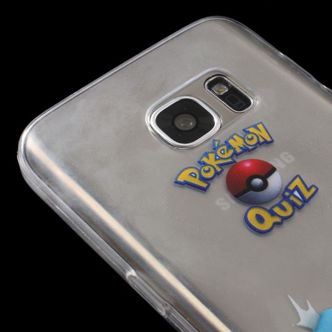 Samsung Galaxy S7 Elastische, dünne Plastik Cover Gummihülle mit Pokemon Garados