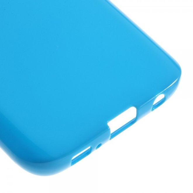 Samsung Galaxy S7 Elastische Plastik Case Handyhülle - blau