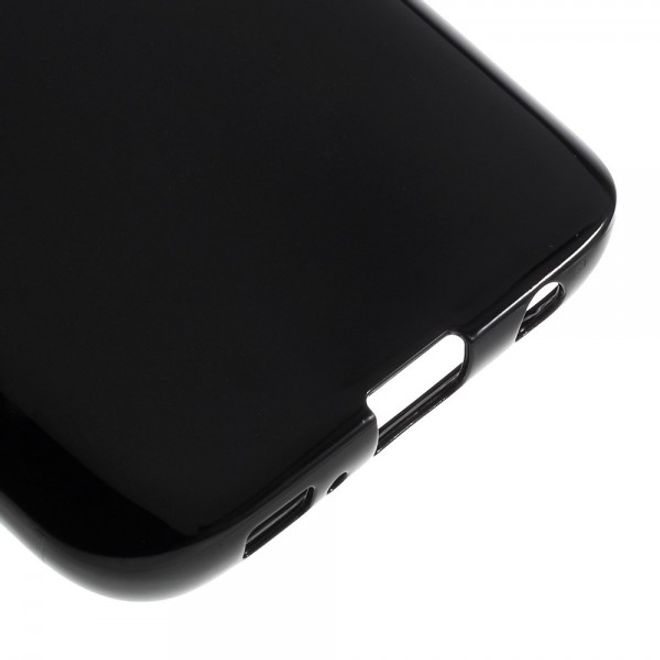 Samsung Galaxy S7 Elastische Plastik Case Handyhülle - schwarz