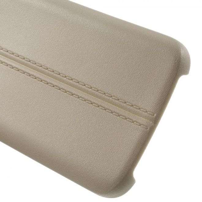 Samsung Galaxy S7 Elastische Plastik Cover Hülle mit langer Naht - champagnerfarben