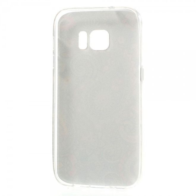 Samsung Galaxy S7 Elastische Plastik Cover Hülle mit Mandala