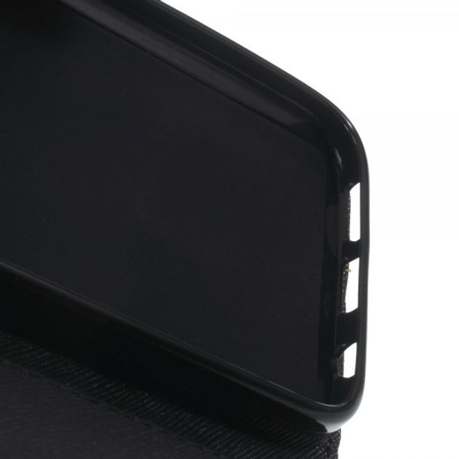 Samsung Galaxy S7 Magnetische Leder Case Hülle mit Löwenzahn
