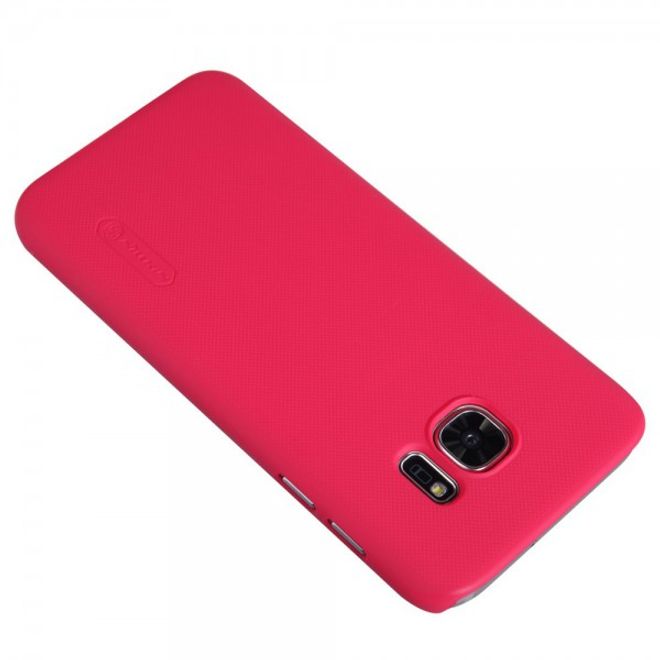 Samsung Galaxy S7 Matte Hart Plastik Case Gummihülle von Nillkin - rot