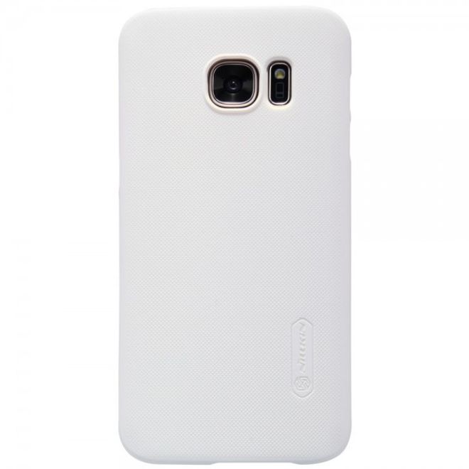 Samsung Galaxy S7 Matte Hart Plastik Case Gummihülle von Nillkin - weiss