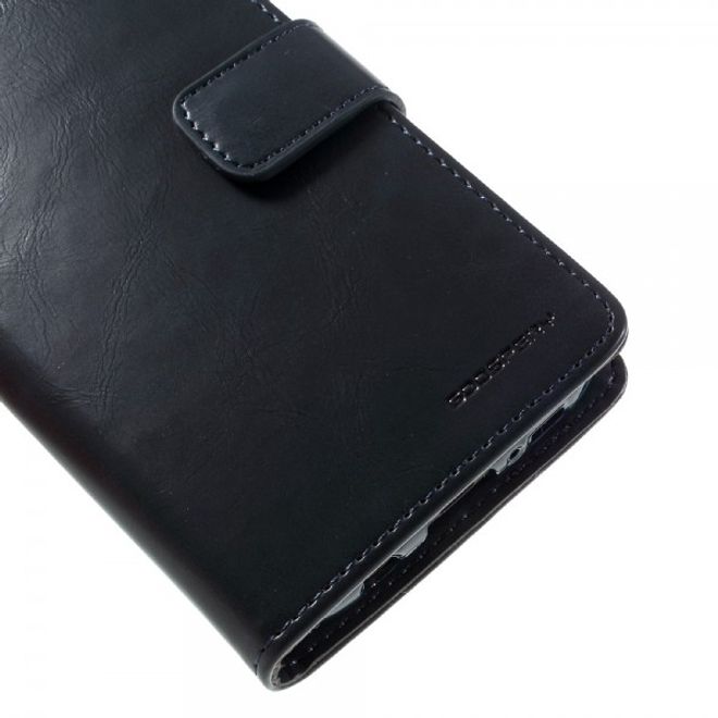 Goospery - Samsung Galaxy S7 Hülle - Handy Bookcover - Bluemoon Diary Series - navy