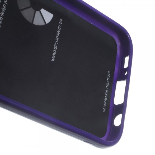 Goospery - Samsung Galaxy S7 Handy Hülle - TPU Soft Case - Pearl Jelly Series - purpur