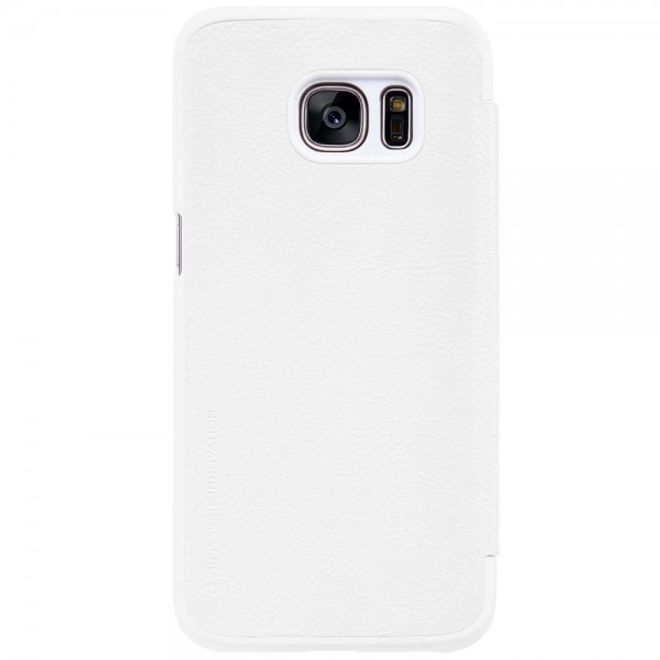 Samsung Galaxy S7 Nillkin Qin Series Leder Case Hülle mit Kreditkartenslots - weiss