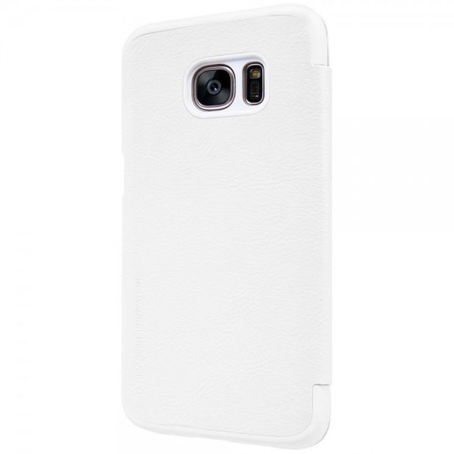 Samsung Galaxy S7 Nillkin Qin Series Leder Case Hülle mit Kreditkartenslots - weiss