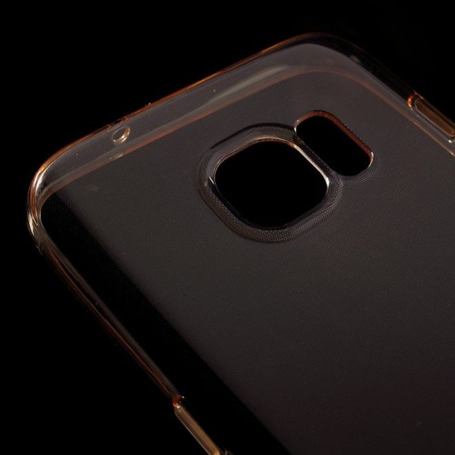 Samsung Galaxy S7 Schützende, elastische Plastik Case Smartphone Hülle - champagnerfarben