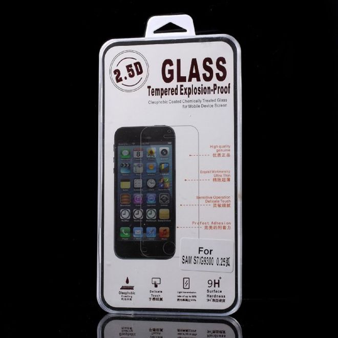 Samsung Galaxy S7 Schutzfolie aus gehärtetem Glas (0.25mm dick) reicht nicht über die ganze Vorderseite