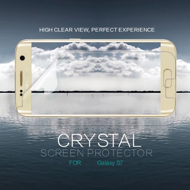 Samsung Galaxy S7 Schutzfolie mit Anti-Fingerabdruck Beschichtung von Nillkin reicht nicht über die ganze Vorderseite