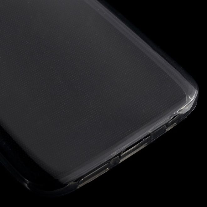 Samsung Galaxy S7 Ultradünne, elastische Plastik Case Hülle - grau