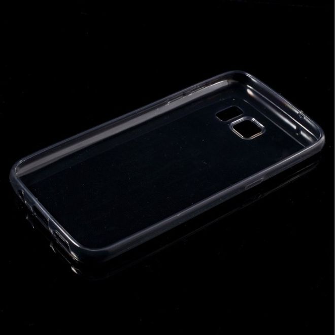 Samsung Galaxy S7 Ultradünne, elastische Plastik Case Hülle - grau