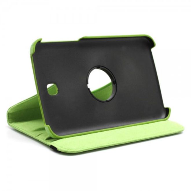 Samsung Galaxy Tab 3 7.0 360° rotierbare Leder Case Tablet Hülle mit Litchitextur - grün