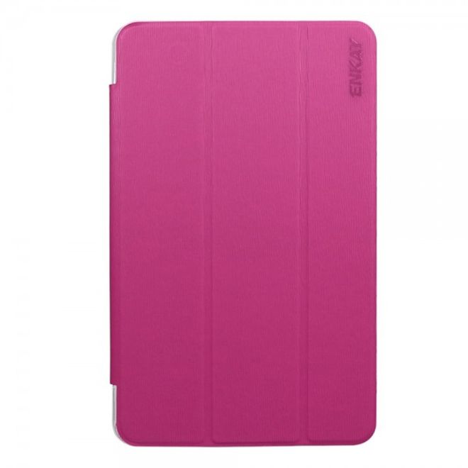 Samsung Galaxy Tab A 10.1 (2016) Enkay Toothpick Series Leder Case Tablet Hülle - rosa