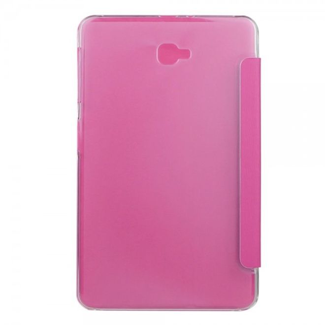 Samsung Galaxy Tab A 10.1 (2016) Enkay Toothpick Series Leder Case Tablet Hülle - rosa