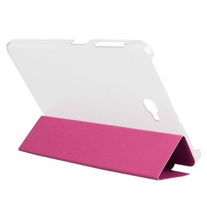 Samsung Galaxy Tab A 10.1 (2016) Enkay Toothpick Series Leder Case Tablet Hülle - rosa