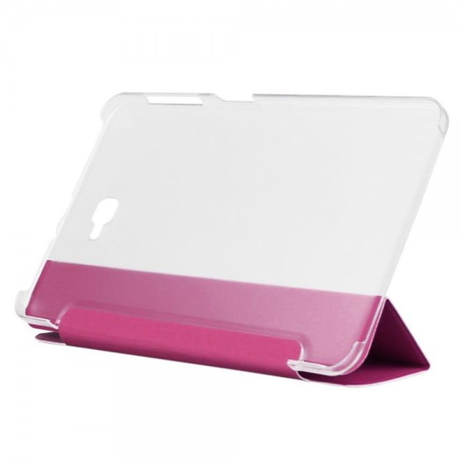 Samsung Galaxy Tab A 10.1 (2016) Enkay Toothpick Series Leder Case Tablet Hülle - rosa