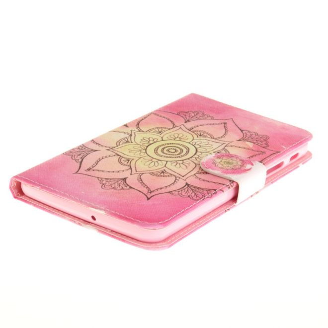 Samsung Galaxy Tab A 7.0 Tablethülle - Case aus Leder - mit Standfunktion - Mandala