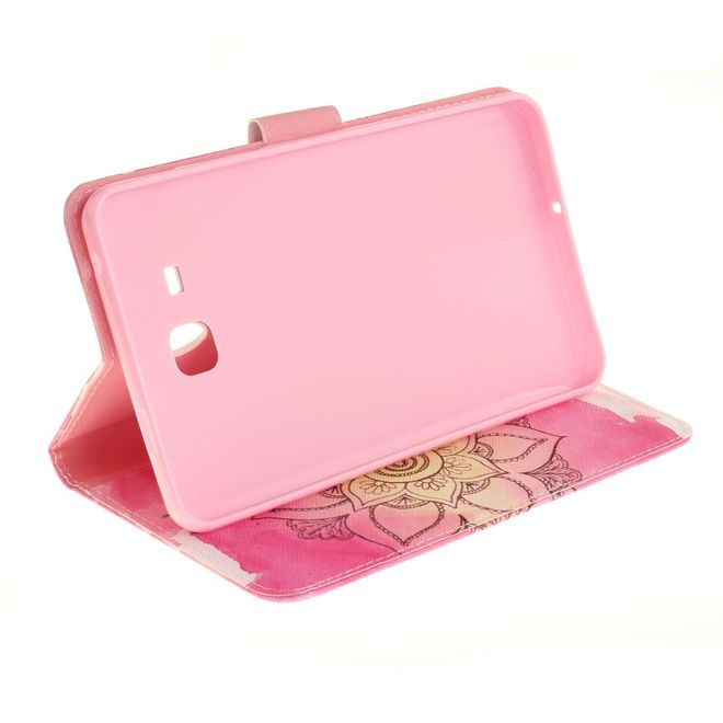 Samsung Galaxy Tab A 7.0 Tablethülle - Case aus Leder - mit Standfunktion - Mandala