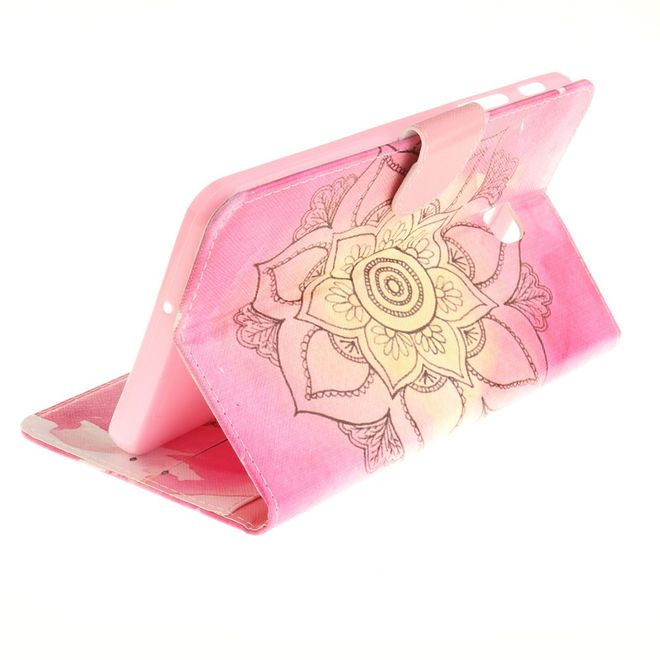Samsung Galaxy Tab A 7.0 Tablethülle - Case aus Leder - mit Standfunktion - Mandala