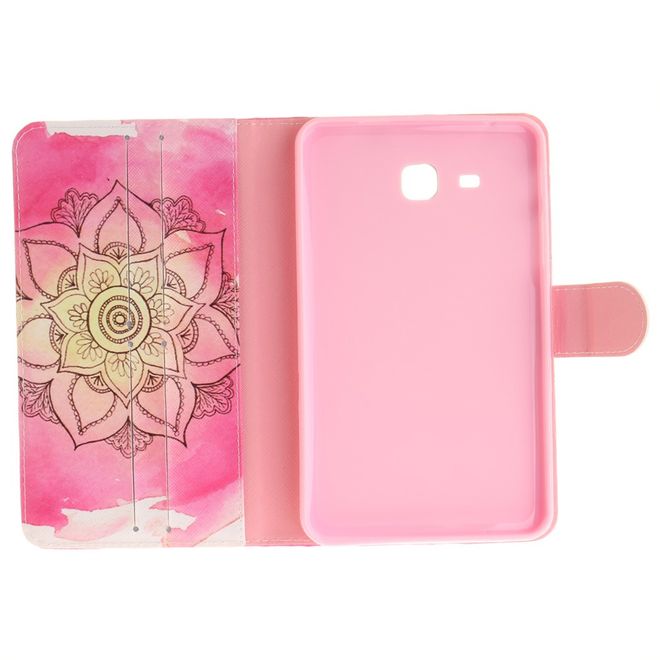 Samsung Galaxy Tab A 7.0 Tablethülle - Case aus Leder - mit Standfunktion - Mandala