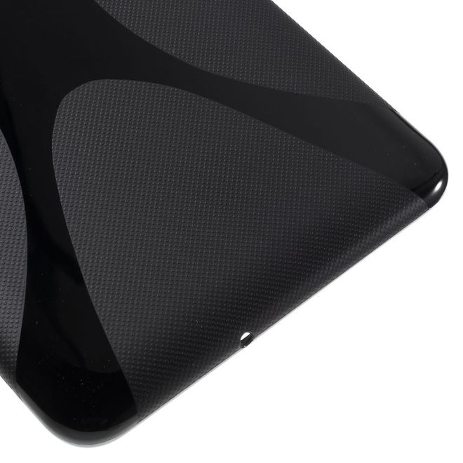 Samsung Galaxy Tab E 8.0 Cover - TPU Softcase - X-Shape - schwarz