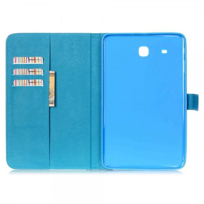 Samsung Galaxy Tab E 9.6 Leder Tablet Case mit romantischem Spruch