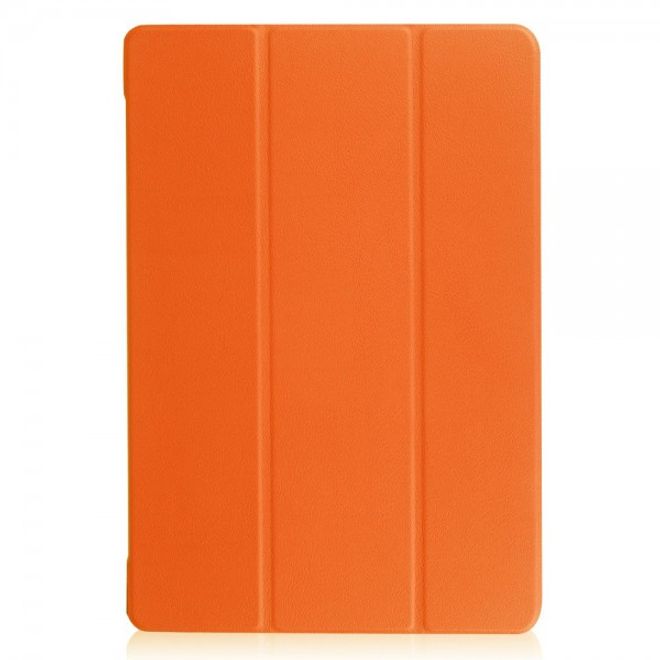 Samsung Galaxy TabPro S Dreifach faltbare Leder Case Tablet Hülle mit Standfunktion - orange