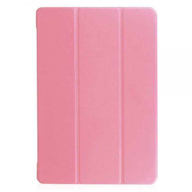 Samsung Galaxy TabPro S Dreifach faltbare Leder Case Tablet Hülle mit Standfunktion - pink