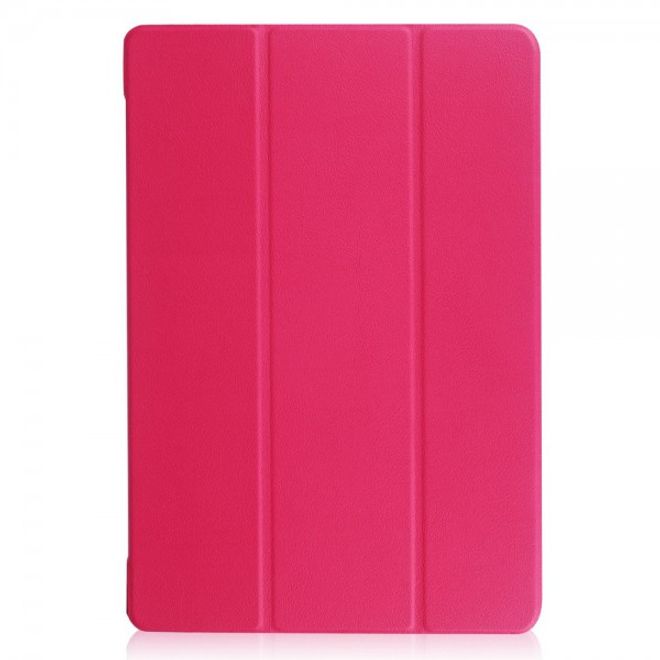 Samsung Galaxy TabPro S Dreifach faltbare Leder Case Tablet Hülle mit Standfunktion - rosa