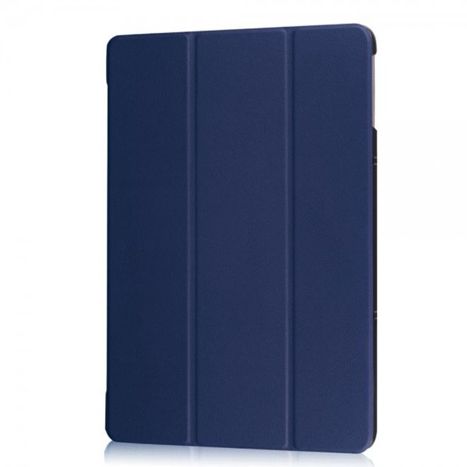 Samsung Galaxy TabPro S Dreifach faltbare Leder Case Tablet Hülle mit Standfunktion - dunkelblau