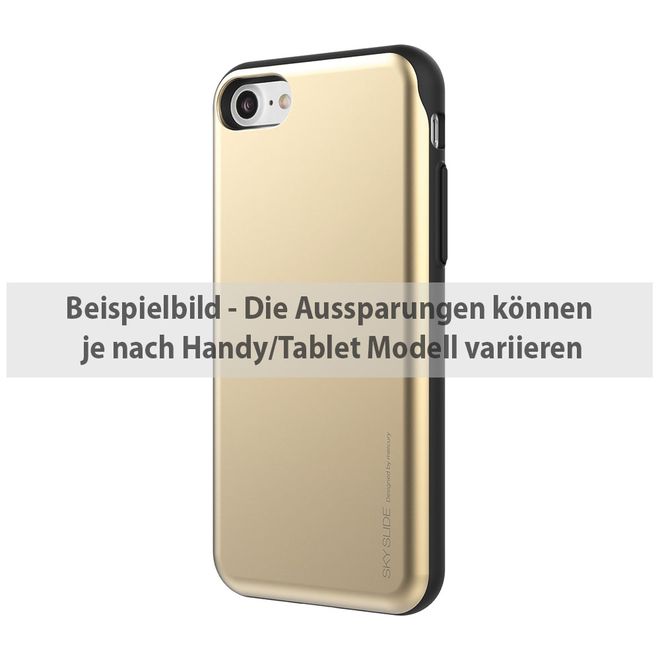 Goospery - LG G5 Handyhülle - Case aus Plastik - Sky Slide Bumper - gold/schwarz