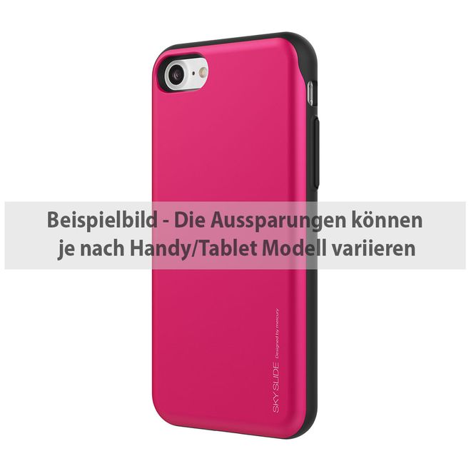 Goospery - LG G5 Handyhülle - Case aus Plastik - Sky Slide Bumper - rosa/schwarz