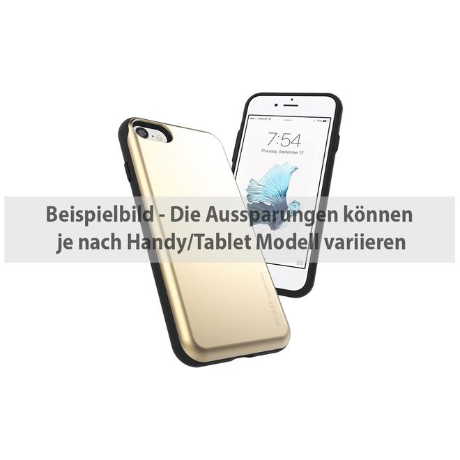 Goospery - LG G5 Handyhülle - Case aus Plastik - Sky Slide Bumper - silber/schwarz