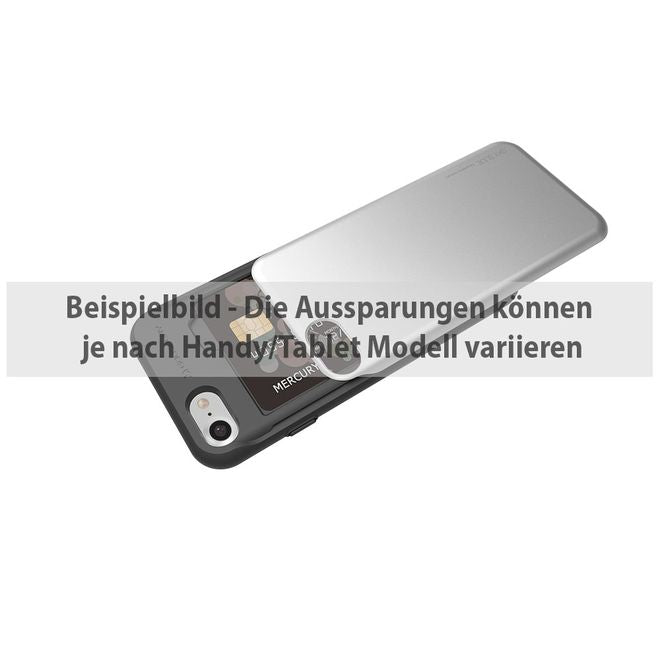 Goospery - LG G5 Handyhülle - Case aus Plastik - Sky Slide Bumper - silber/schwarz