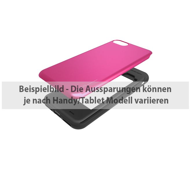 Goospery - Samsung Galaxy A5 (2016) Handyhülle - Case aus Plastik - Sky Slide Bumper - pink/grau