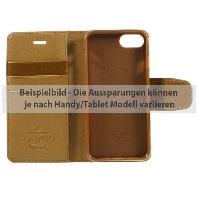 Goospery - LG G5 Handyhülle - Case aus Leder - Sonata Diary Series - camel