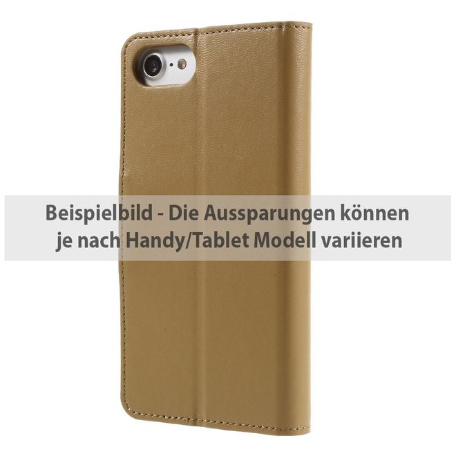 Goospery - LG G5 Handyhülle - Case aus Leder - Sonata Diary Series - camel