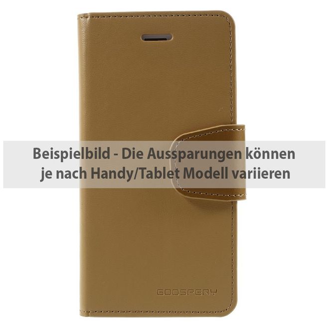 Goospery - LG G5 Handyhülle - Case aus Leder - Sonata Diary Series - camel