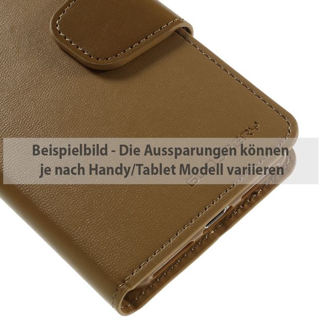 Goospery - LG G5 Handyhülle - Case aus Leder - Sonata Diary Series - camel