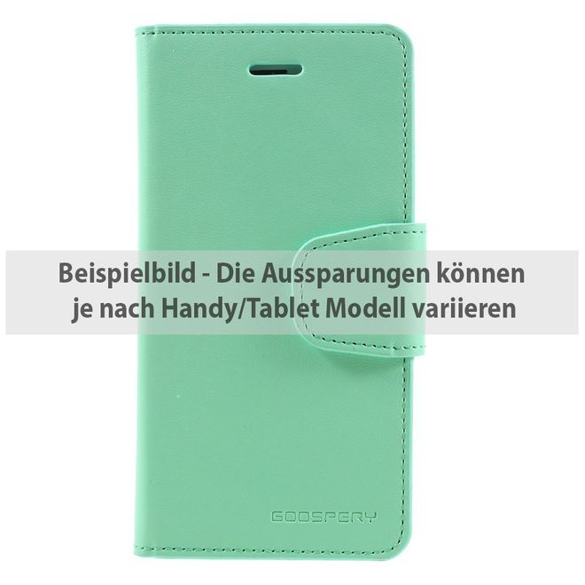 Goospery - LG G5 Handyhülle - Case aus Leder - Sonata Diary Series - mint
