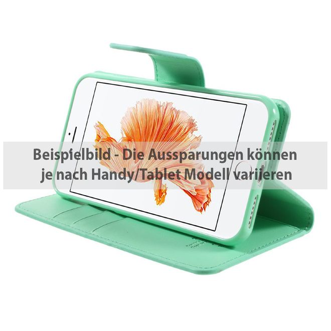 Goospery - LG G5 Handyhülle - Case aus Leder - Sonata Diary Series - mint