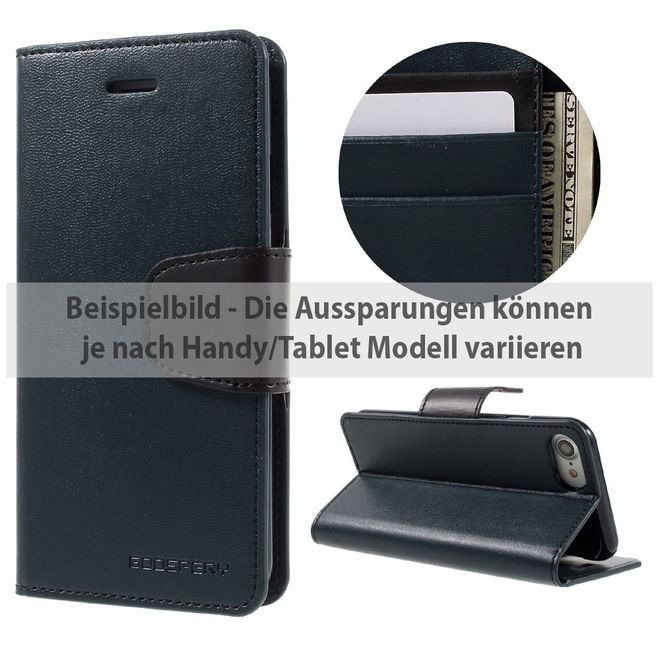 Goospery - LG G5 Handyhülle - Case aus Leder - Sonata Diary Series - navy