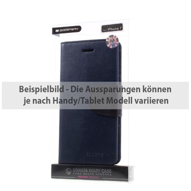 Goospery - LG G5 Handyhülle - Case aus Leder - Sonata Diary Series - navy